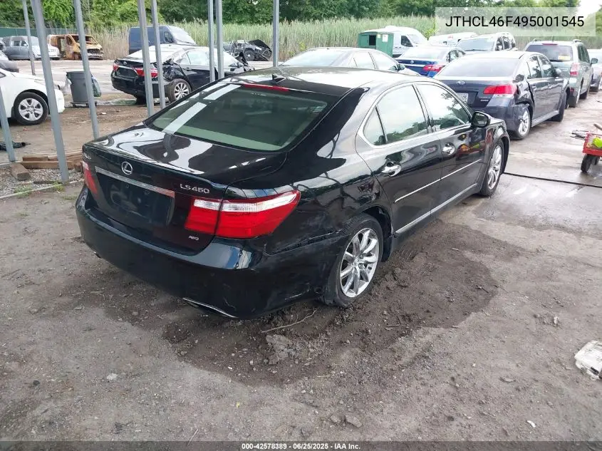 2009 Lexus Ls 460 VIN: JTHCL46F495001545 Lot: 42578389