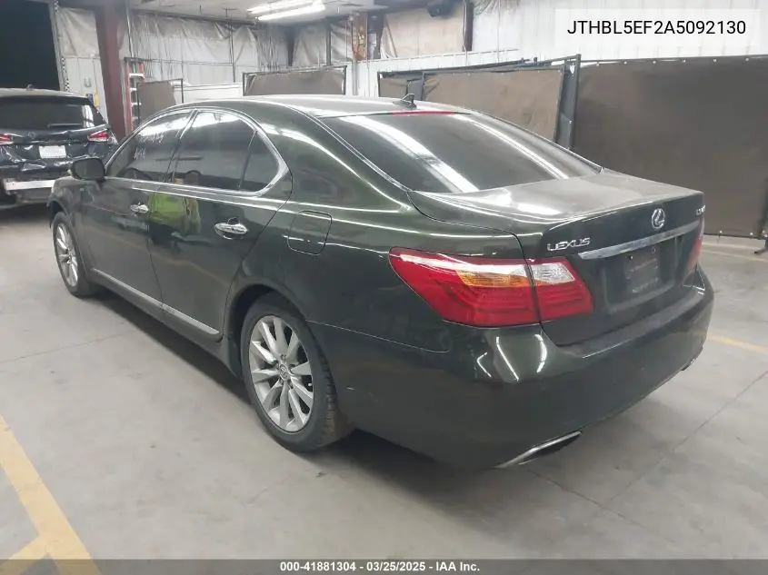 2010 Lexus Ls 460 VIN: JTHBL5EF2A5092130 Lot: 41881304