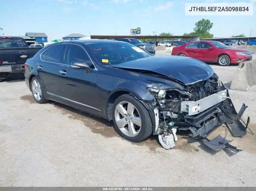 2010 Lexus Ls 460 VIN: JTHBL5EF2A5098834 Lot: 42238792