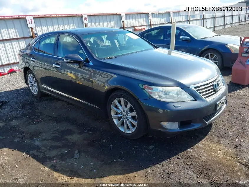 2011 Lexus Ls 460 VIN: JTHCL5EFXB5012093 Lot: 42245962