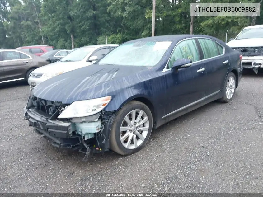 2011 Lexus Ls 460 VIN: JTHCL5EF0B5009882 Lot: 42546239