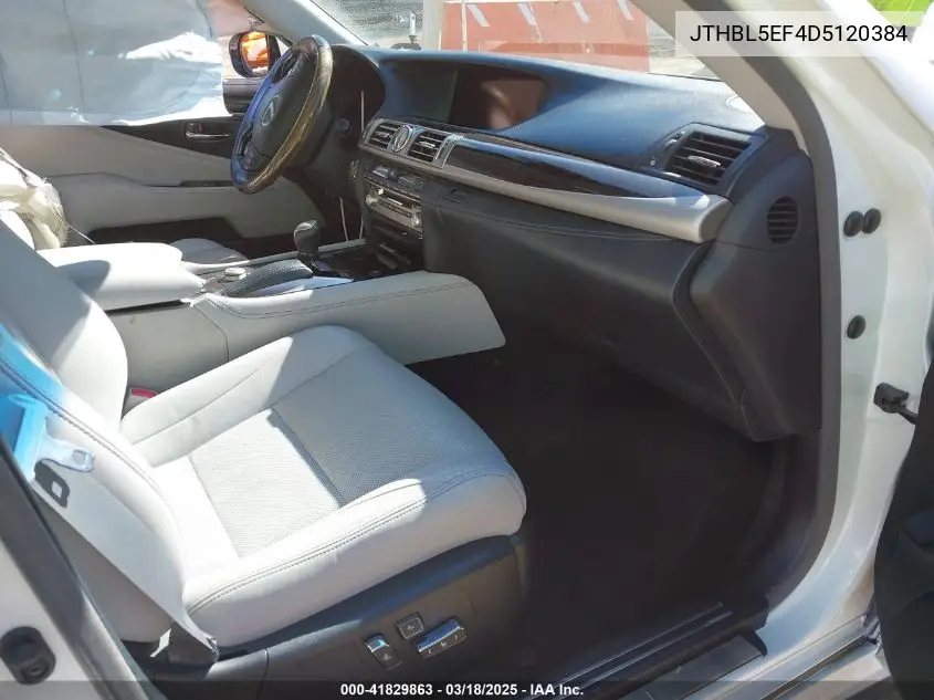 2013 Lexus Ls 460 VIN: JTHBL5EF4D5120384 Lot: 41829863