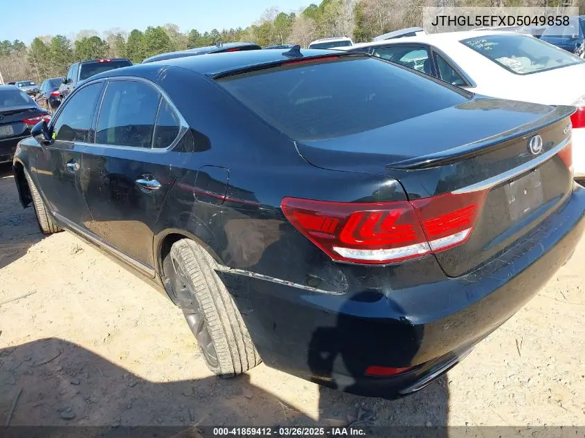 2013 Lexus Ls 460 L VIN: JTHGL5EFXD5049858 Lot: 41859412