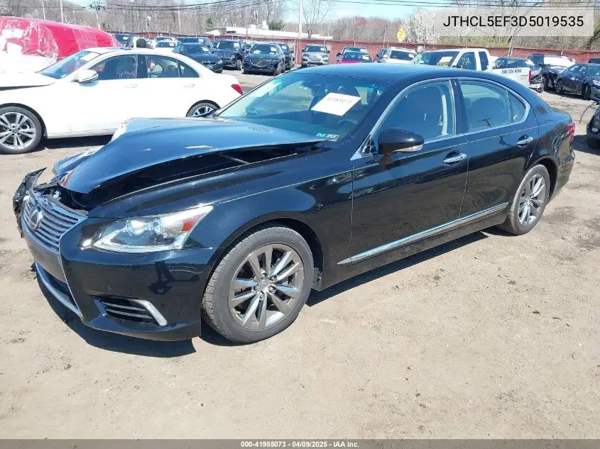 2013 Lexus Ls 460 VIN: JTHCL5EF3D5019535 Lot: 41985073