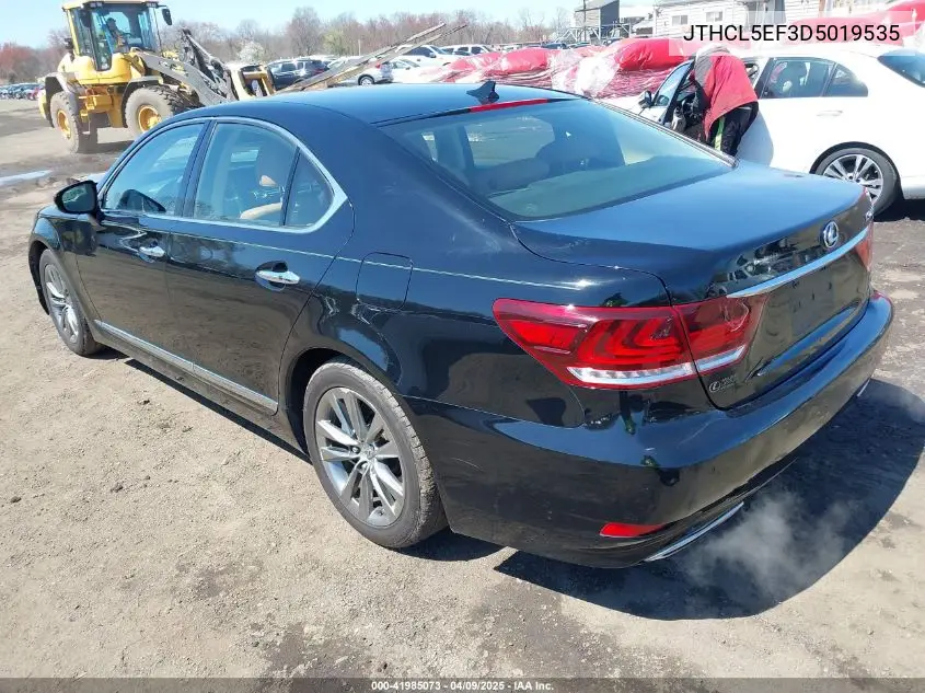 2013 Lexus Ls 460 VIN: JTHCL5EF3D5019535 Lot: 41985073