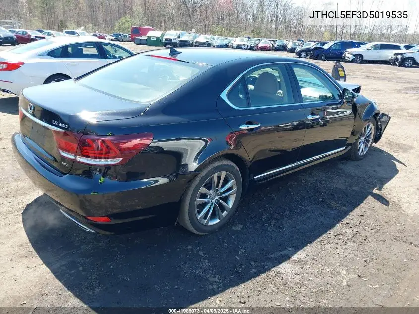 2013 Lexus Ls 460 VIN: JTHCL5EF3D5019535 Lot: 41985073