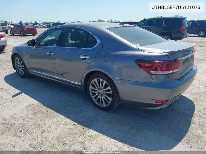 2013 Lexus Ls 460 VIN: JTHBL5EF7D5121075 Lot: 42000398
