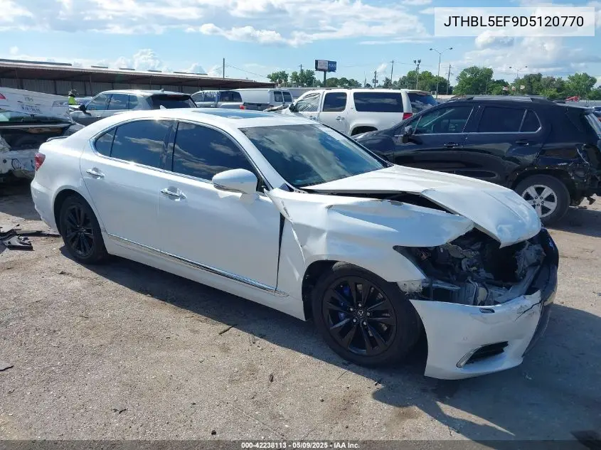 2013 Lexus Ls 460 VIN: JTHBL5EF9D5120770 Lot: 42238113
