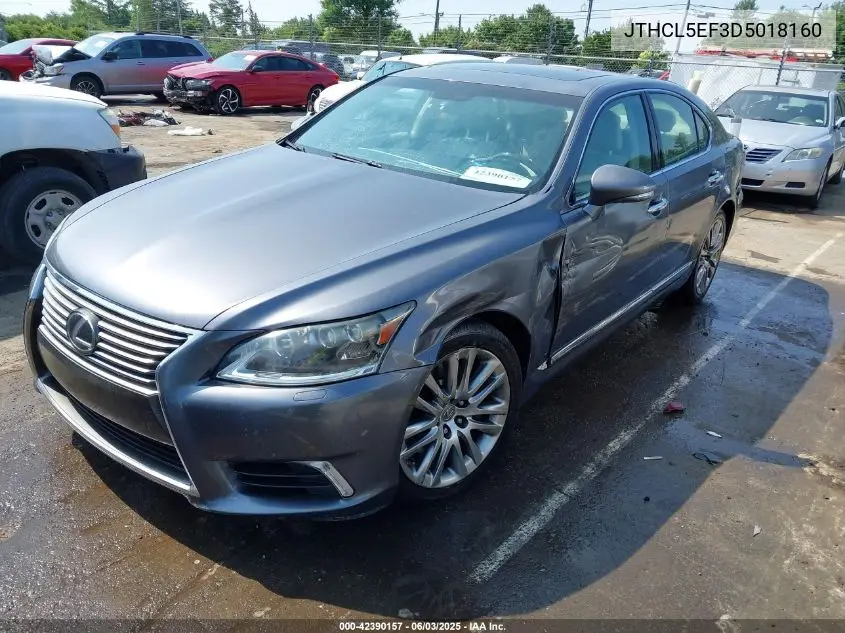 2013 Lexus Ls 460 VIN: JTHCL5EF3D5018160 Lot: 42390157