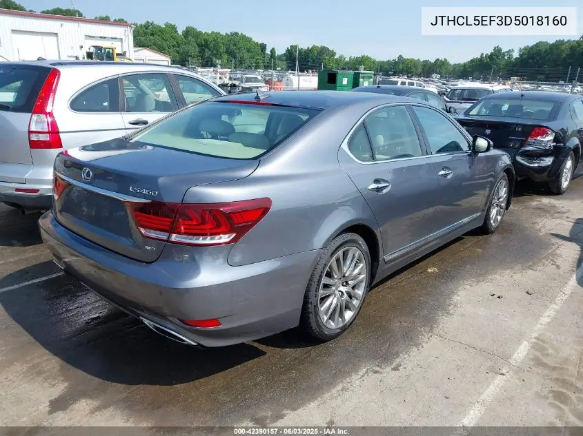 2013 Lexus Ls 460 VIN: JTHCL5EF3D5018160 Lot: 42390157