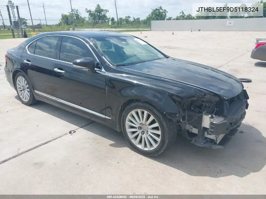2013 Lexus Ls 460 VIN: JTHBL5EF9D5118324 Lot: 42426050
