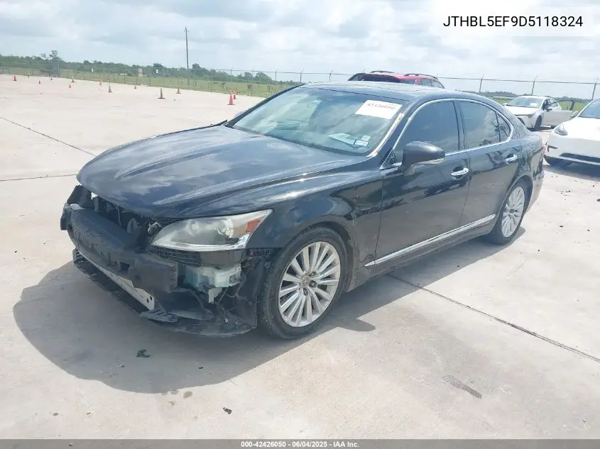 2013 Lexus Ls 460 VIN: JTHBL5EF9D5118324 Lot: 42426050