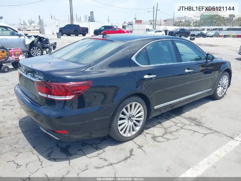 2013 Lexus Ls 460 VIN: JTHBL1EFXD5121144 Lot: 42565892