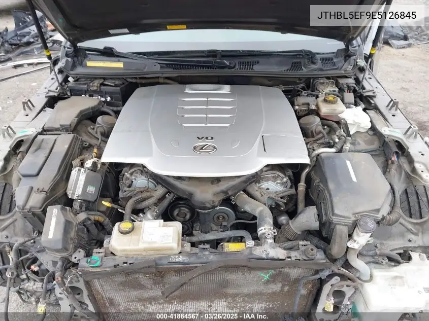 2014 Lexus Ls 460 VIN: JTHBL5EF9E5126845 Lot: 41884567