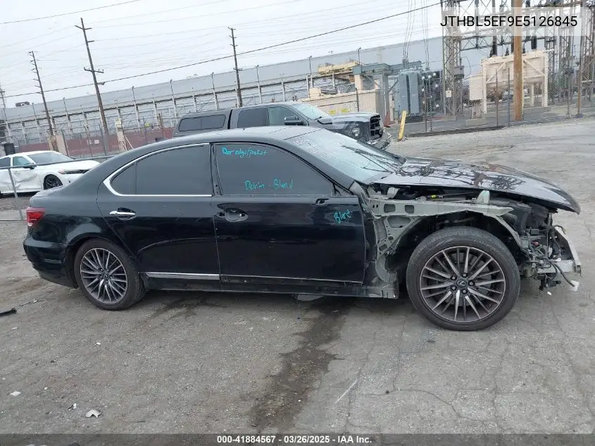2014 Lexus Ls 460 VIN: JTHBL5EF9E5126845 Lot: 41884567