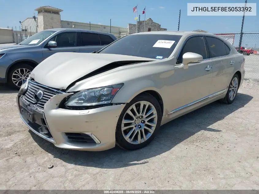 2014 Lexus Ls 460 L VIN: JTHGL5EF8E5053392 Lot: 42456205