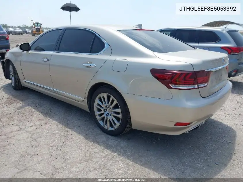 2014 Lexus Ls 460 L VIN: JTHGL5EF8E5053392 Lot: 42456205
