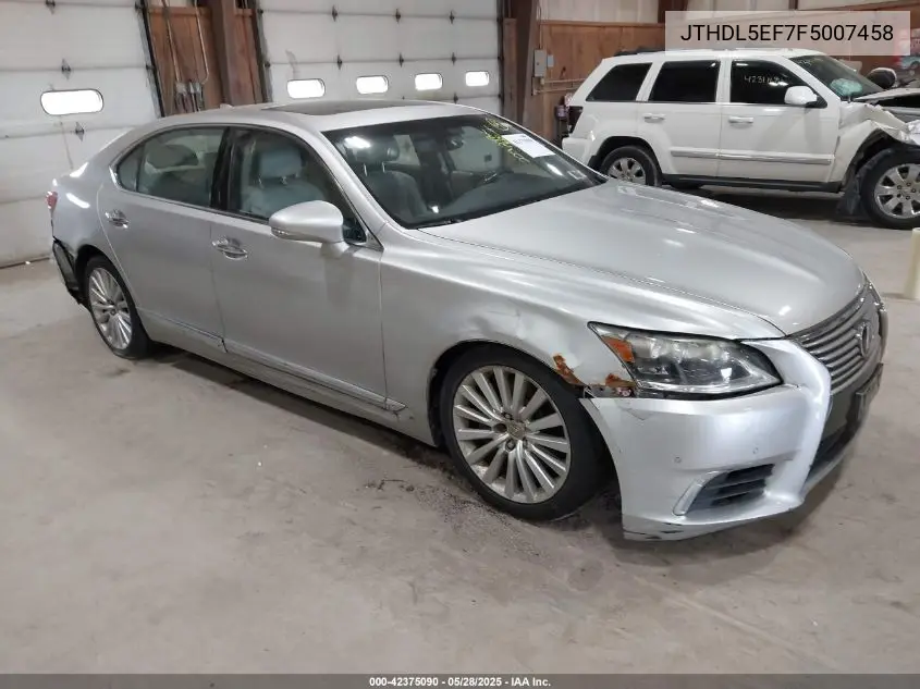2015 Lexus Ls 460 L VIN: JTHDL5EF7F5007458 Lot: 42375090