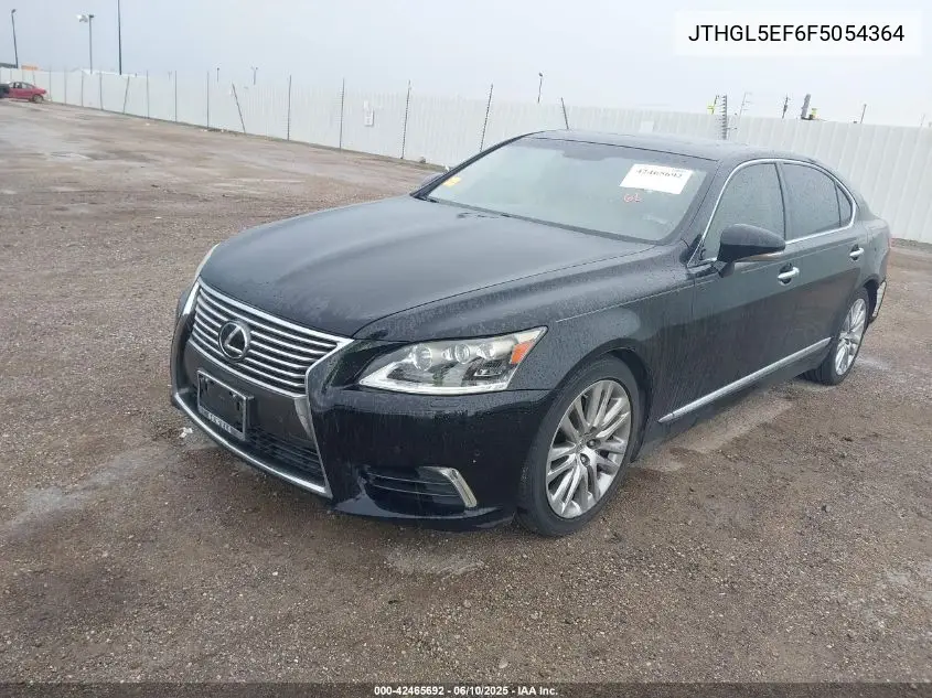 2015 Lexus Ls 460 L VIN: JTHGL5EF6F5054364 Lot: 42465692