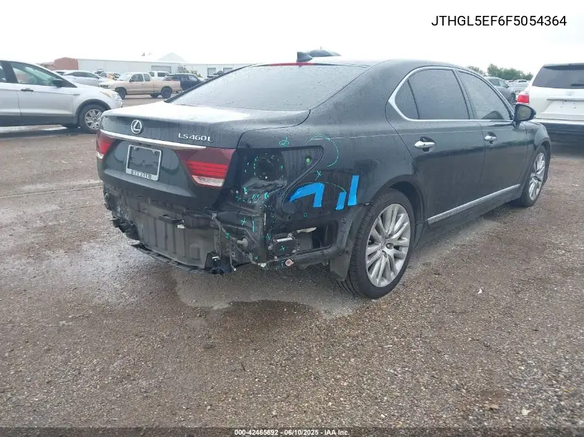 2015 Lexus Ls 460 L VIN: JTHGL5EF6F5054364 Lot: 42465692