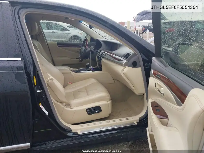 2015 Lexus Ls 460 L VIN: JTHGL5EF6F5054364 Lot: 42465692