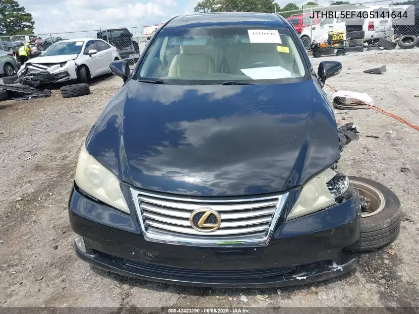 2016 Lexus Ls 460 VIN: JTHBL5EF4G5141644 Lot: 42423190