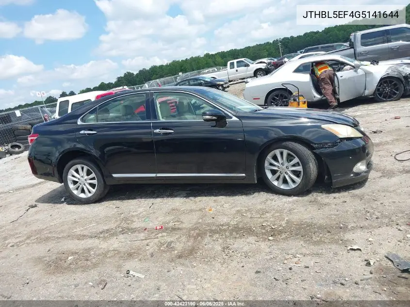 2016 Lexus Ls 460 VIN: JTHBL5EF4G5141644 Lot: 42423190