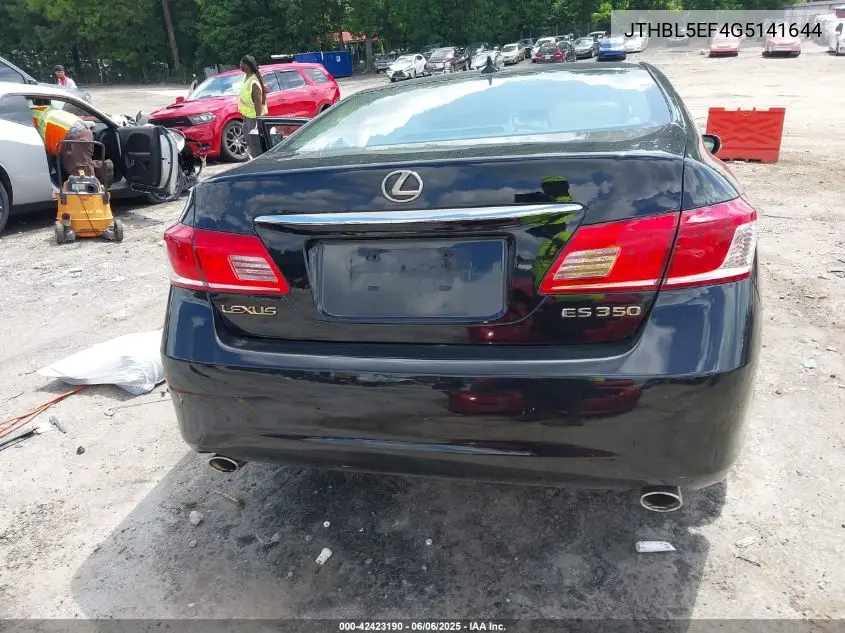 2016 Lexus Ls 460 VIN: JTHBL5EF4G5141644 Lot: 42423190