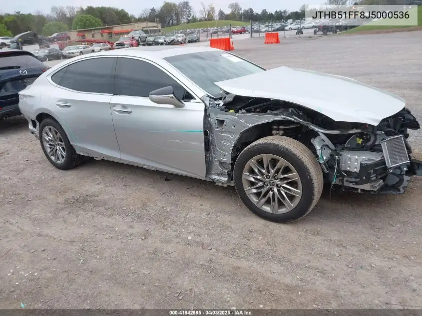 2018 Lexus Ls 500 VIN: JTHB51FF8J5000536 Lot: 41842885