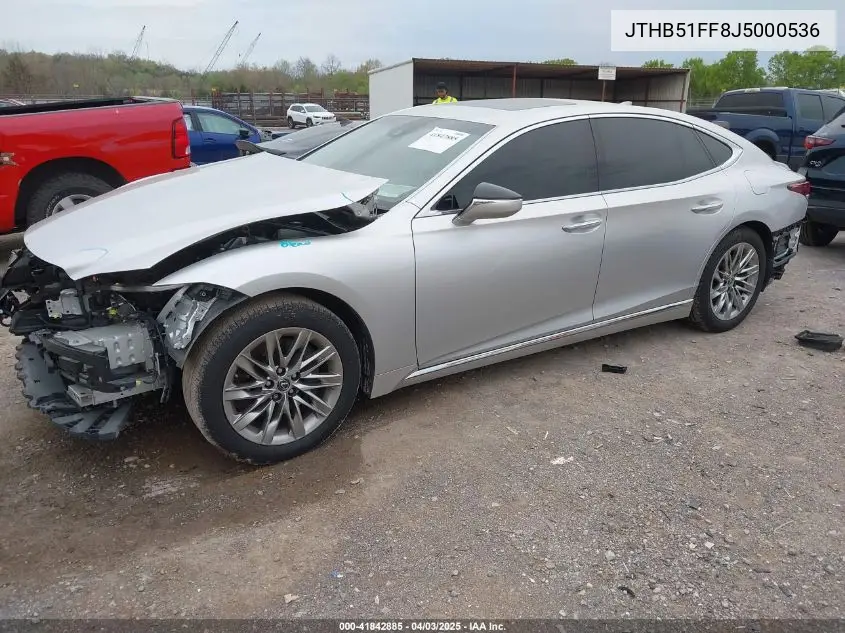 2018 Lexus Ls 500 VIN: JTHB51FF8J5000536 Lot: 41842885