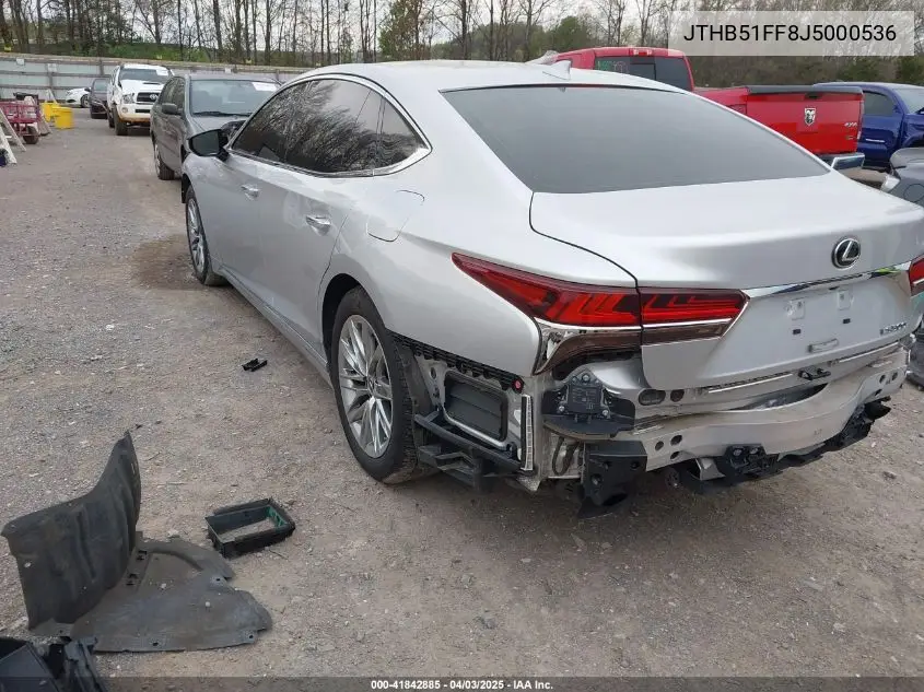 2018 Lexus Ls 500 VIN: JTHB51FF8J5000536 Lot: 41842885