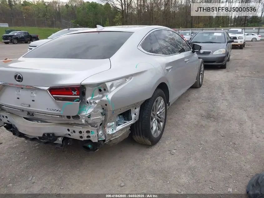 2018 Lexus Ls 500 VIN: JTHB51FF8J5000536 Lot: 41842885