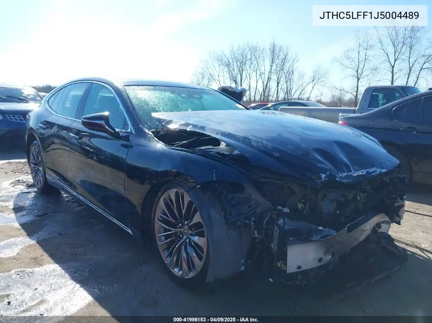2018 Lexus Ls 500 VIN: JTHC5LFF1J5004489 Lot: 41986153