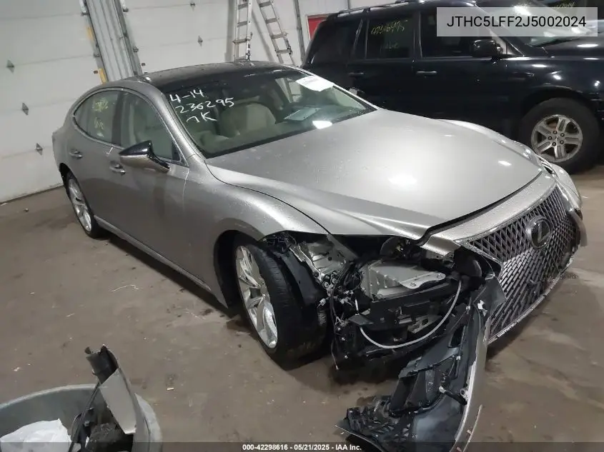 2018 Lexus Ls 500 VIN: JTHC5LFF2J5002024 Lot: 42298616