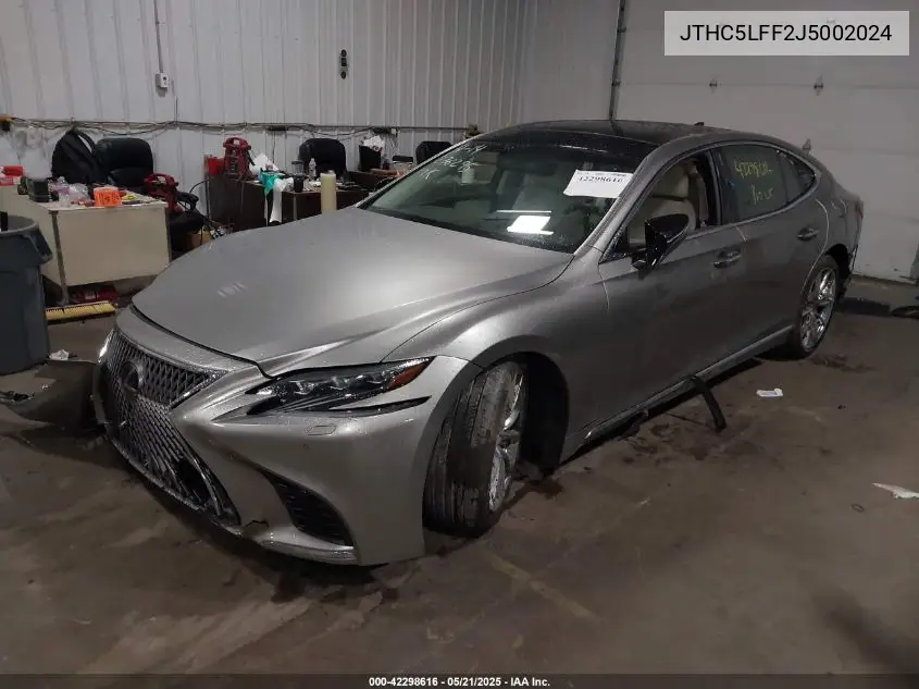 2018 Lexus Ls 500 VIN: JTHC5LFF2J5002024 Lot: 42298616