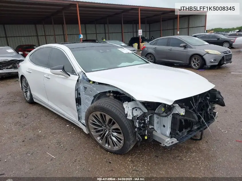 2019 Lexus Ls 500 VIN: JTHB5LFF1K5008345 Lot: 42149644