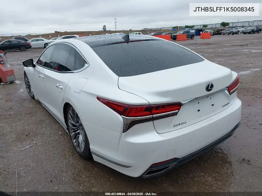 2019 Lexus Ls 500 VIN: JTHB5LFF1K5008345 Lot: 42149644