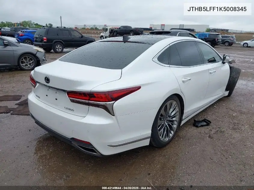 2019 Lexus Ls 500 VIN: JTHB5LFF1K5008345 Lot: 42149644