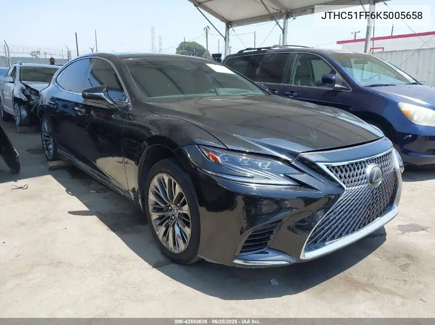 2019 Lexus Ls 500 Base/500 F Sport VIN: JTHC51FF6K5005658 Lot: 42593636