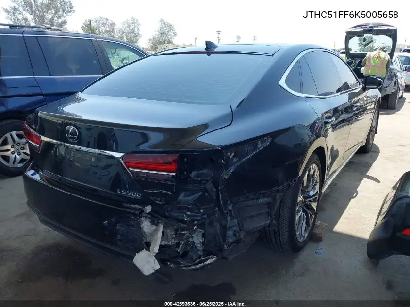 2019 Lexus Ls 500 Base/500 F Sport VIN: JTHC51FF6K5005658 Lot: 42593636