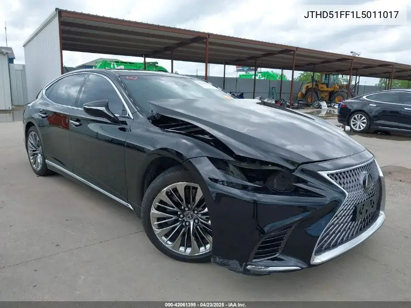 2020 Lexus Ls 500 VIN: JTHD51FF1L5011017 Lot: 42061399