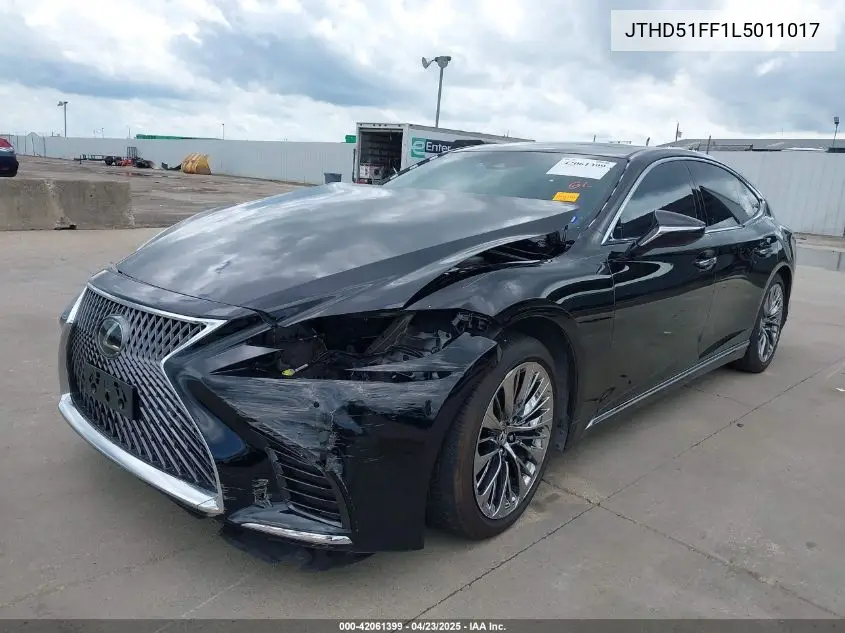 2020 Lexus Ls 500 VIN: JTHD51FF1L5011017 Lot: 42061399