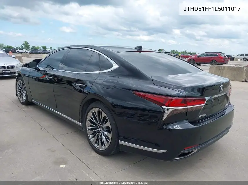 2020 Lexus Ls 500 VIN: JTHD51FF1L5011017 Lot: 42061399