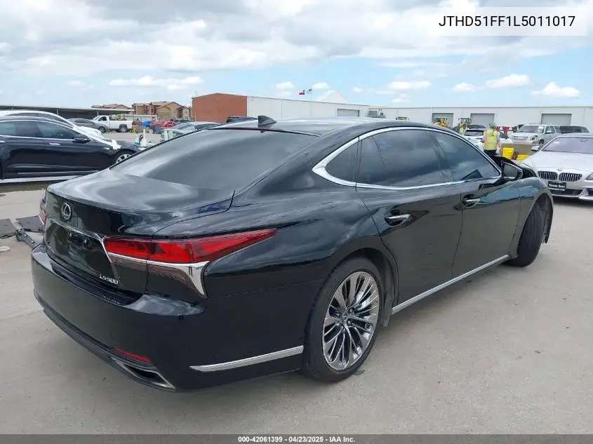 2020 Lexus Ls 500 VIN: JTHD51FF1L5011017 Lot: 42061399
