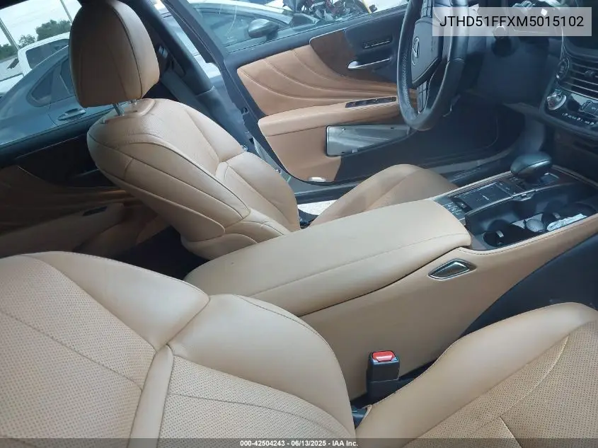 2021 Lexus Ls 500 VIN: JTHD51FFXM5015102 Lot: 42504243