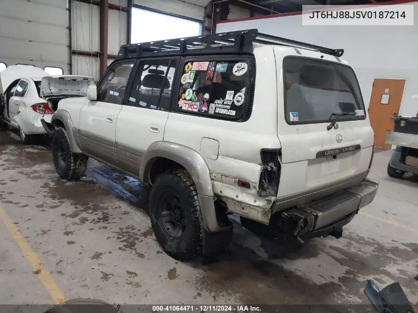 1997 Lexus Lx 450 VIN: JT6HJ88J5V0187214 Lot: 41064471
