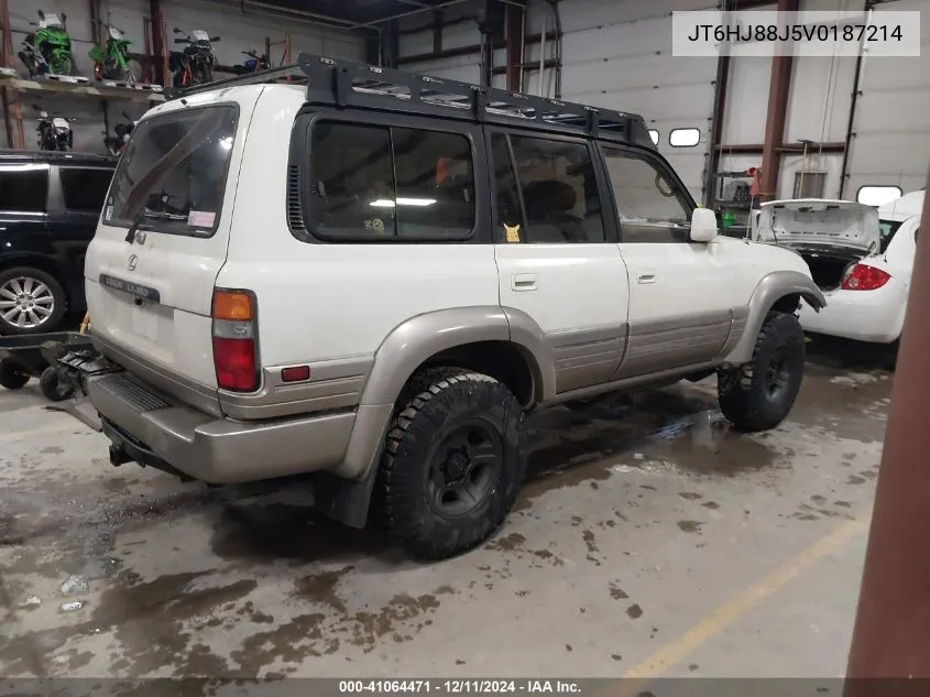 1997 Lexus Lx 450 VIN: JT6HJ88J5V0187214 Lot: 41064471