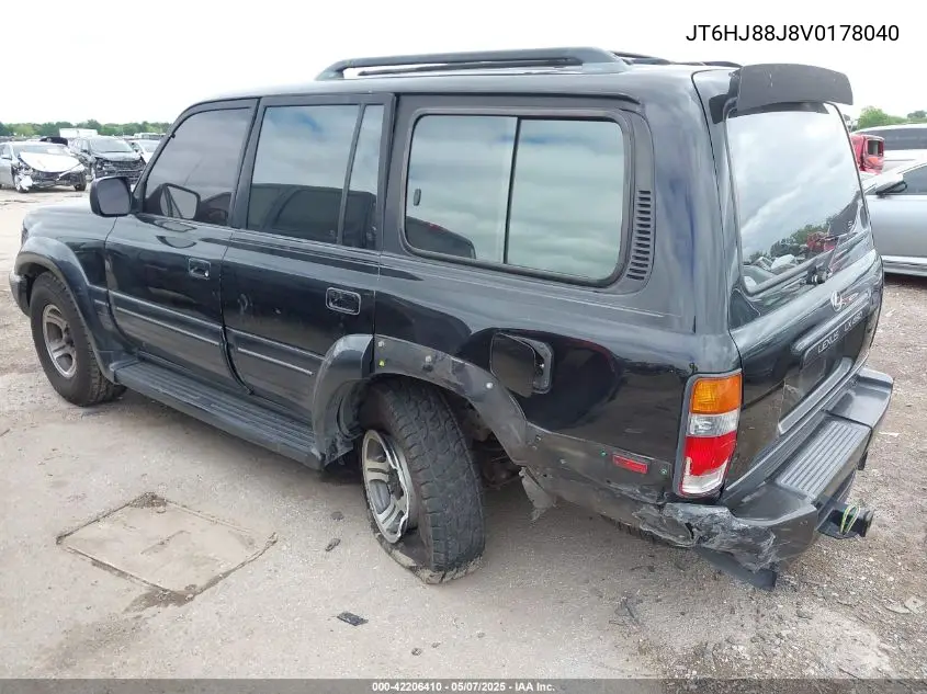 1997 Lexus Lx 450 VIN: JT6HJ88J8V0178040 Lot: 42206410