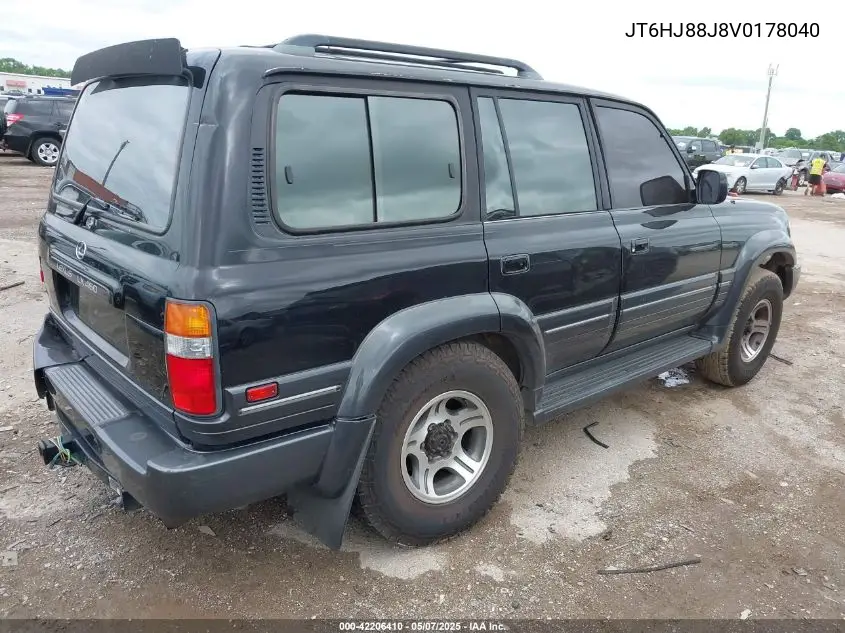 1997 Lexus Lx 450 VIN: JT6HJ88J8V0178040 Lot: 42206410