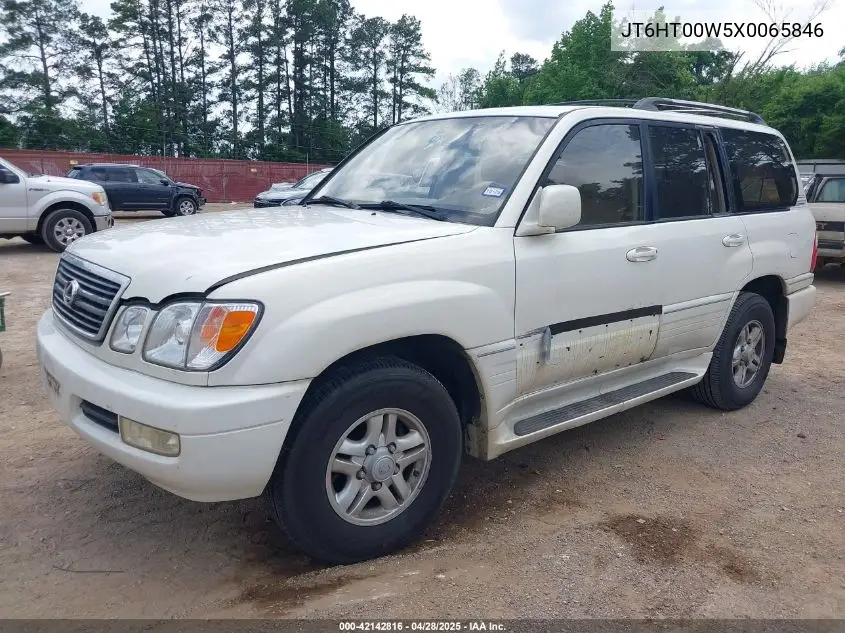 1999 Lexus Lx 470 VIN: JT6HT00W5X0065846 Lot: 42142816